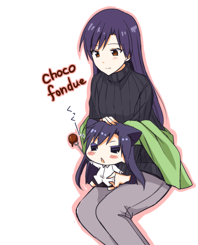 kisaragi chihaya and chihyaa (idolmaster and 1 more) drawn by kisaragi_ichigo