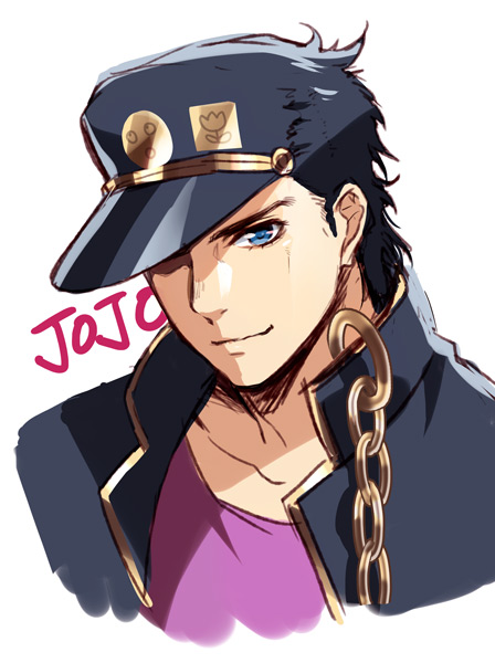 kujo jotaro (jojo no kimyou na bouken and 1 more) drawn by murakami_yuichi