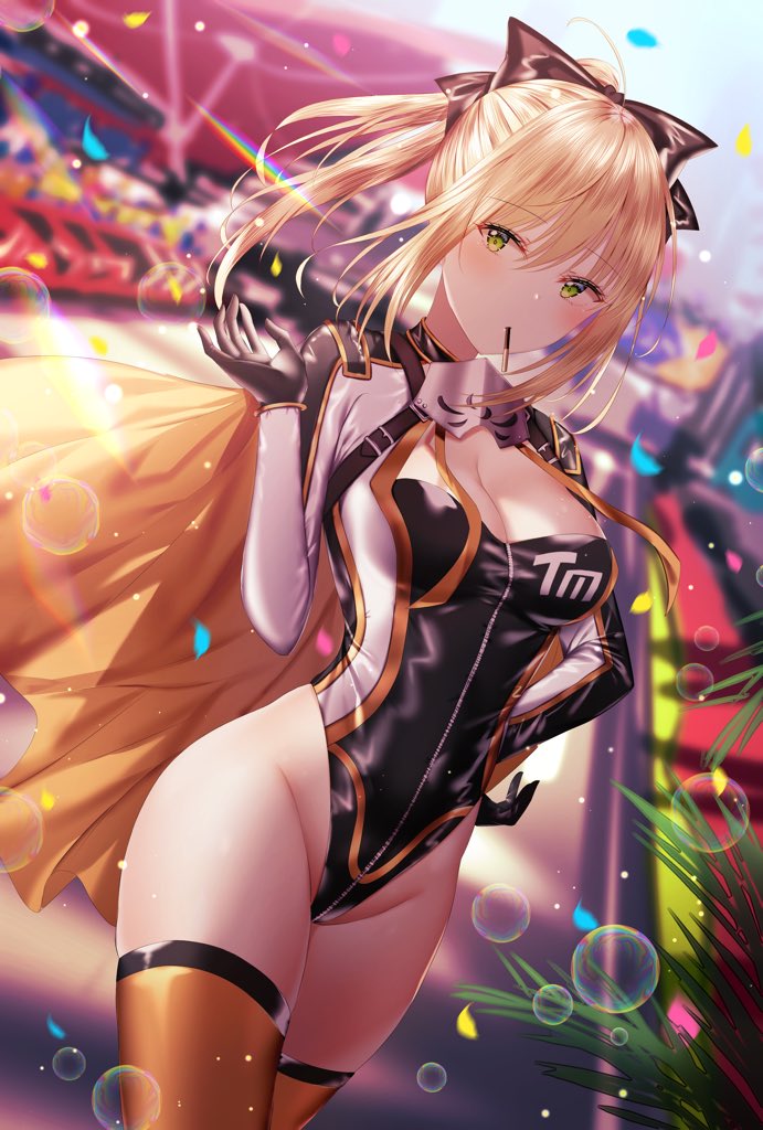 artoria pendragon and saber (fate and 2 more) drawn by junpaku_karen