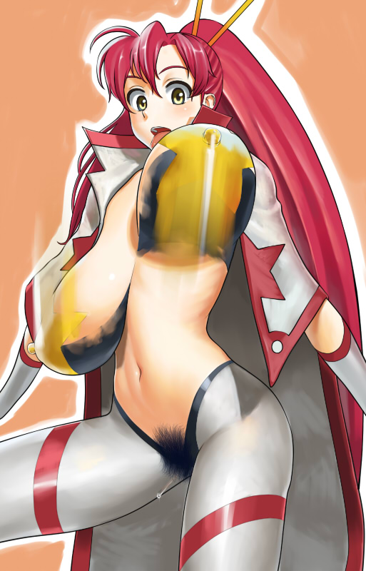 yoko littner and space yoko (tengen toppa gurren lagann) drawn by nagara-ya