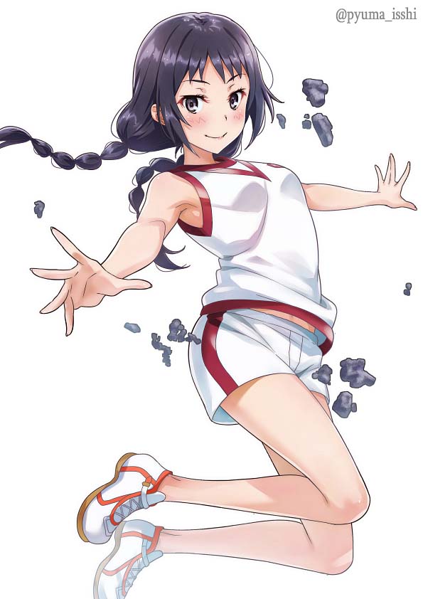 awatsuki maaya (toaru majutsu no index and 2 more) drawn by isshi_pyuma