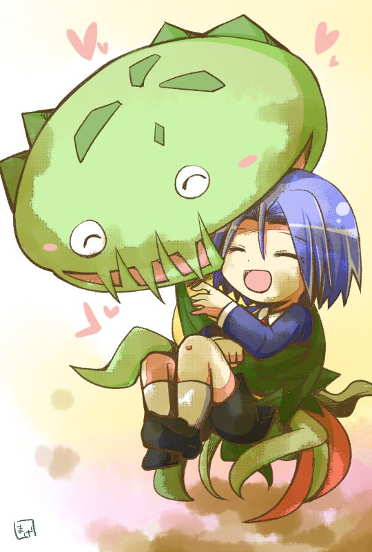 james and carnivine (pokemon and 1 more) drawn by kamille0005