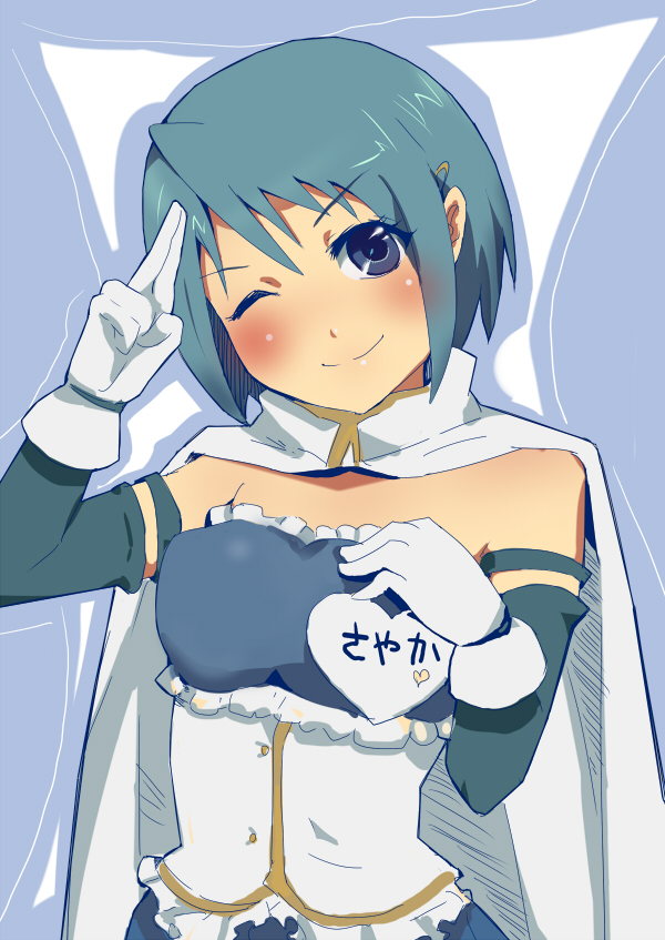 miki sayaka (mahou shoujo madoka magica) drawn by sasagawa_satarou