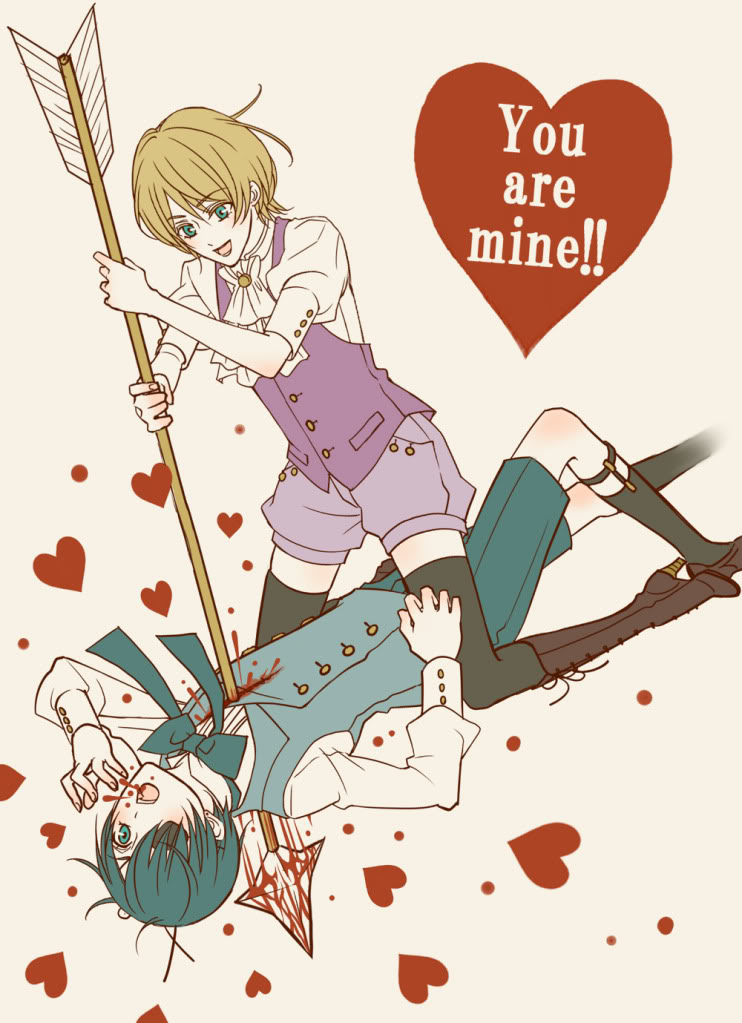 ciel phantomhive and alois trancy (kuroshitsuji) drawn by hayuru_(717245)