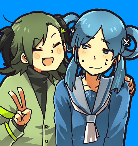 pixiv-tan (pixiv and 1 more) drawn by meryl_santos