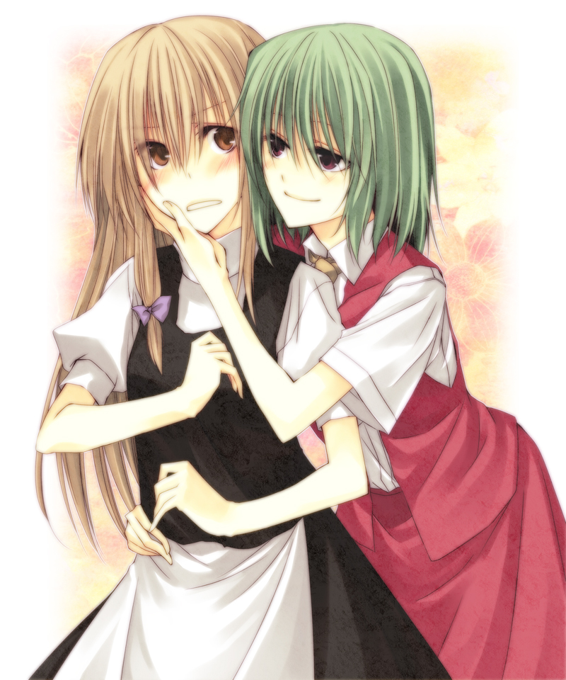 kirisame marisa and kazami yuuka (touhou) drawn by shiren_(monochrome_structure)