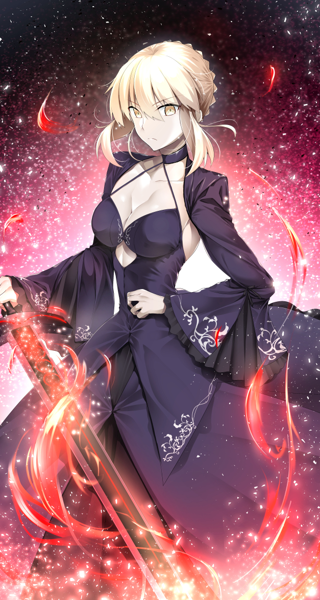 artoria pendragon and saber alter (fate and 2 more) drawn by sasakuma_kyouta