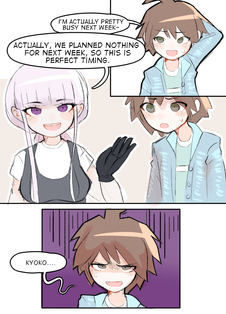 kirigiri kyoko and naegi makoto (danganronpa and 1 more) drawn by despair_sauce