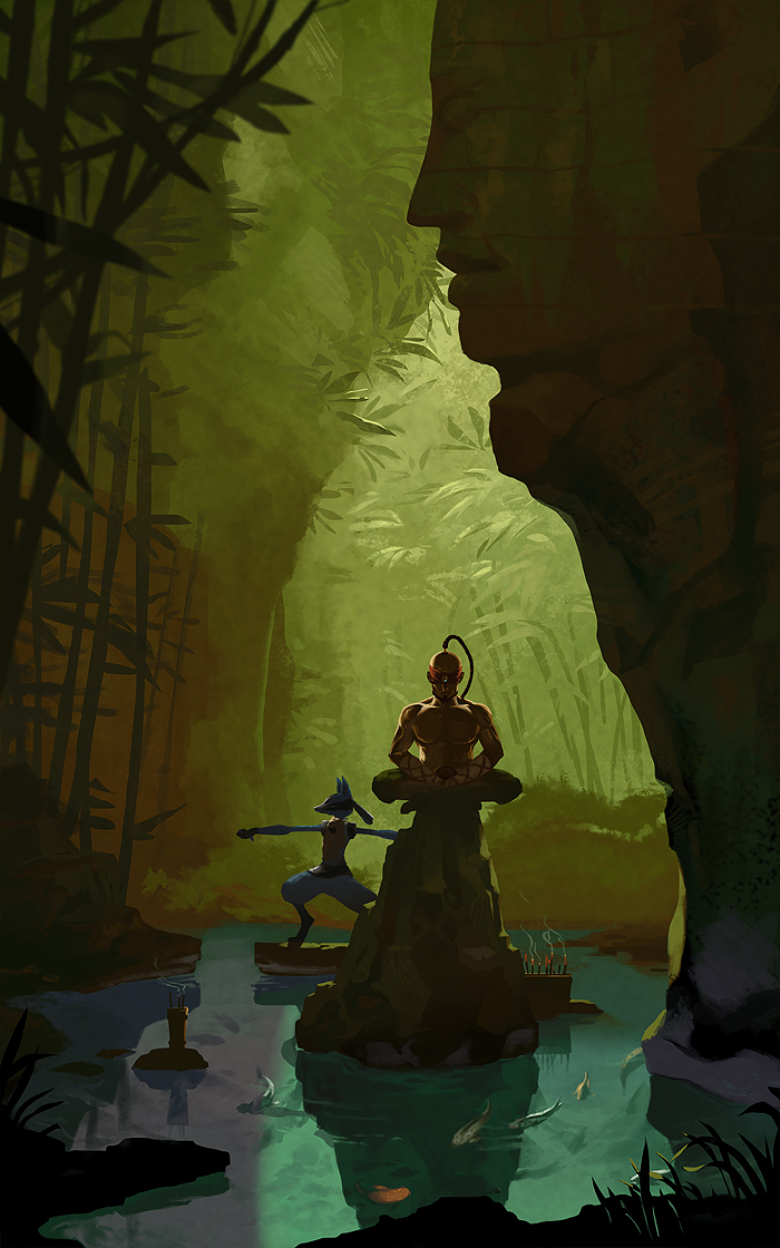 lucario and lee sin (pokemon and 1 more) drawn by chrishohl