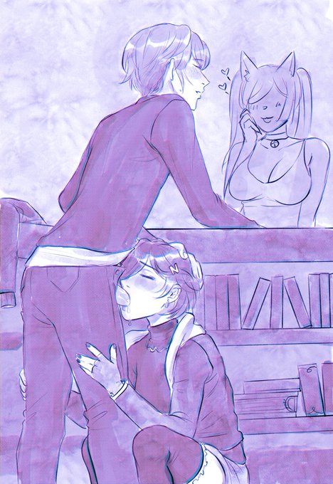 belle and wise (zenless zone zero) drawn by grimmwolf