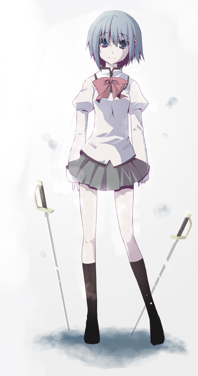 miki sayaka (mahou shoujo madoka magica) drawn by utsurogi_angu