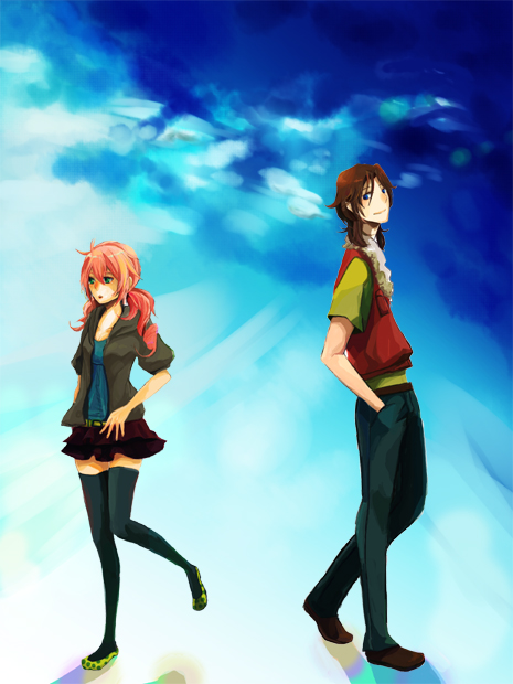feldt grace and lockon stratos (gundam and 1 more) drawn by hinatsu