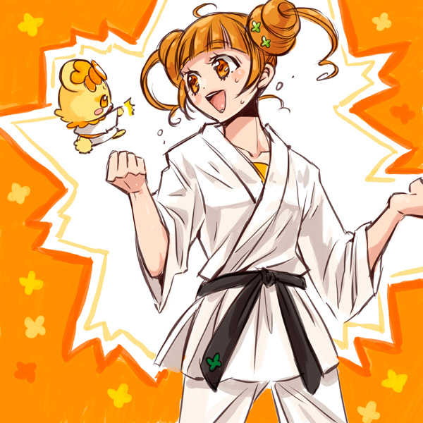 yotsuba alice and rance (precure and 1 more) drawn by aoren