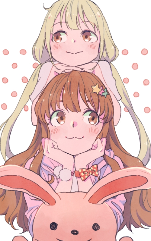 futaba anzu and moroboshi kirari (idolmaster and 1 more) drawn by chanosuke