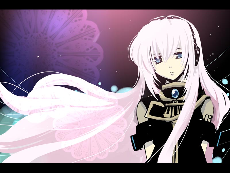 megurine luka (vocaloid and 1 more) drawn by child-box