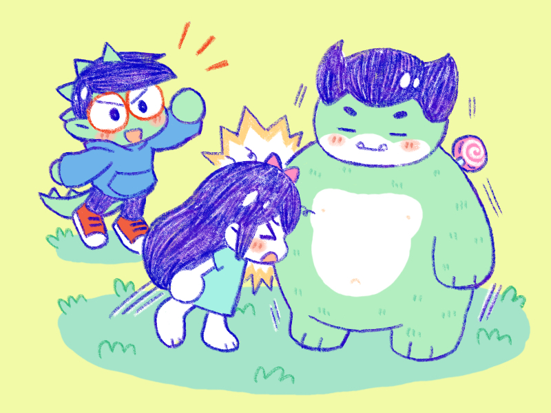 aubrey, berly, and van (omori) drawn by sun_iiinu