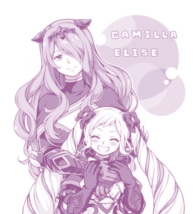 camilla and elise (fire emblem and 1 more) drawn by hiyori_(rindou66)
