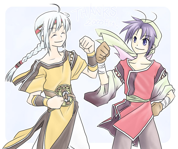 tir mcdohl and freyjadour falenas (gensou suikoden and 2 more) drawn by nekotani