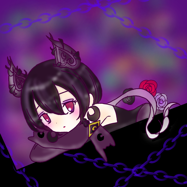 dark cutie (mahou shoujo ikusei keikaku and 2 more) drawn by moka_panda