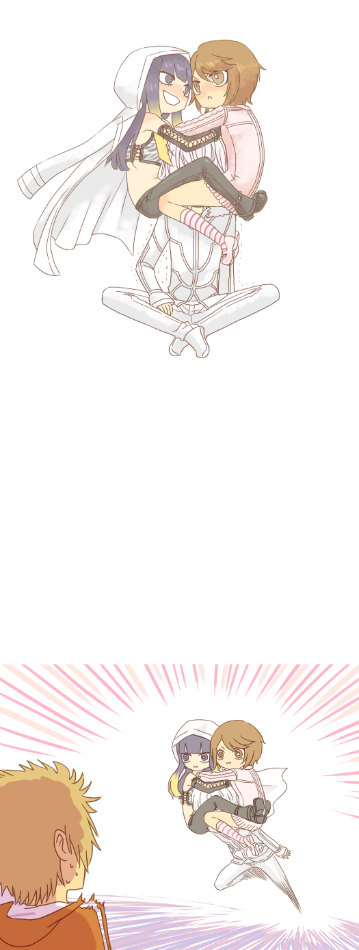accelerator, kinuhata saiai, hamazura shiage, and kuroyoru umidori (toaru majutsu no index and 1 more) drawn by jiyaki
