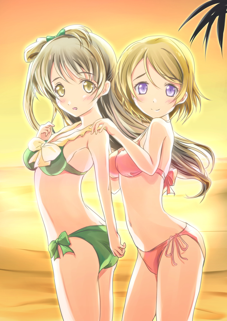 minami kotori and koizumi hanayo (love live! and 1 more) drawn by nijiho_nijihasi
