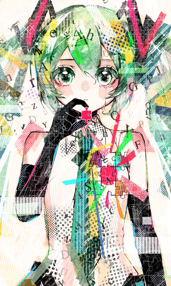 hatsune miku (vocaloid and 1 more) drawn by shirayuki_towa