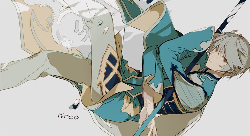 mikleo (tales of and 1 more) drawn by nineo