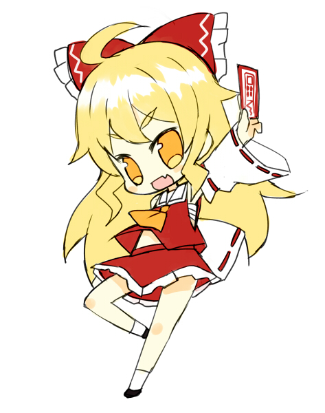 hakurei reimu and kirisame marisa (touhou and 1 more) drawn by meito_(maze)