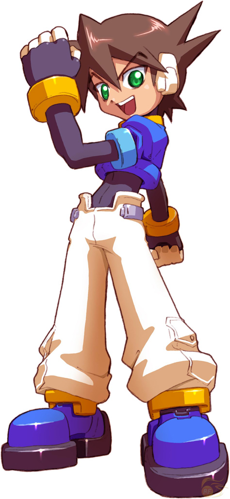 vent (mega man and 1 more) drawn by yabe_makoto