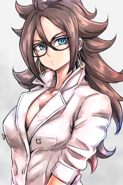 android 21 (dragon ball and 1 more) drawn by kemachiku