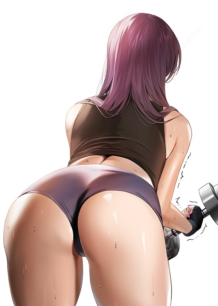 scathach (fate and 1 more) drawn by damda