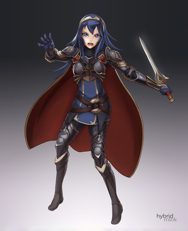 lucina (fire emblem and 1 more) drawn by hybridmink