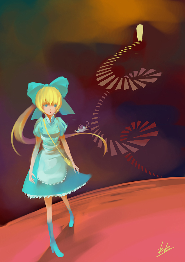 alice (alice's adventures in wonderland) drawn by reise
