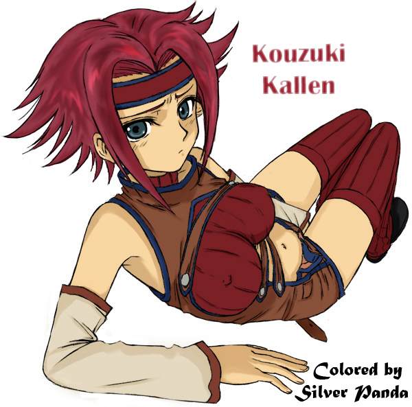 kouzuki kallen (code geass) drawn by 40010prototype