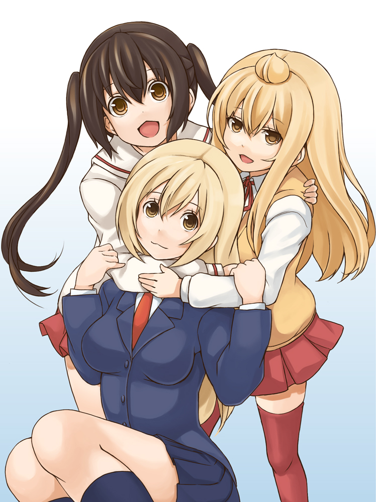 minami kana, minami chiaki, and minami haruka (minami-ke) drawn by mo-fu
