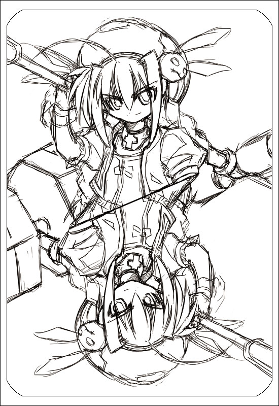 vita and graf eisen (lyrical nanoha and 2 more) drawn by yu_lulu_(uka) and yuuka_(o.t.kingdom)