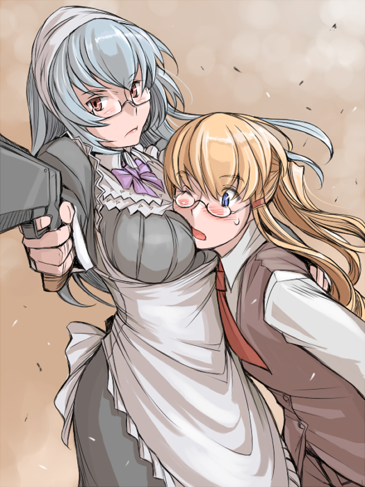 suigintou and shinku (rozen maiden) drawn by tsuda_nanafushi