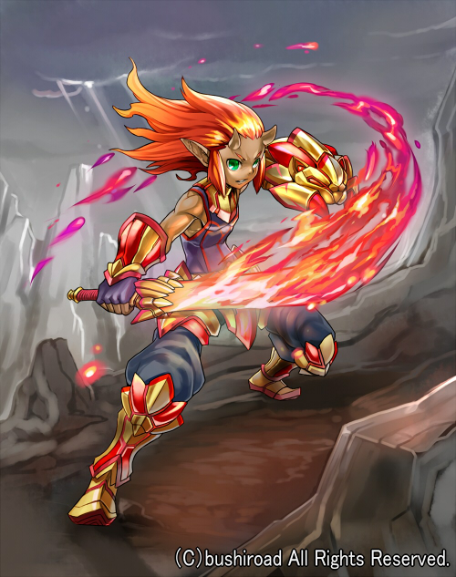 flame of victory (cardfight!! vanguard) drawn by maka62