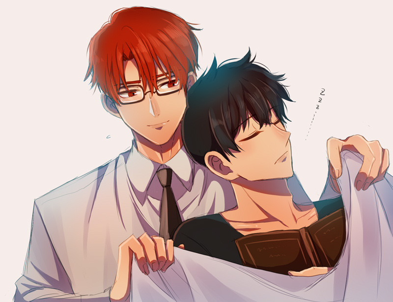 sung jin-woo and choi jong-in (solo leveling) drawn by akina_(user_htkx7587)