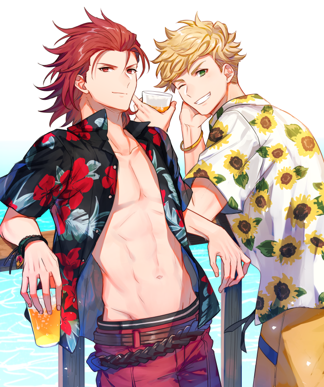 vane and percival (granblue fantasy) drawn by kingyo_114