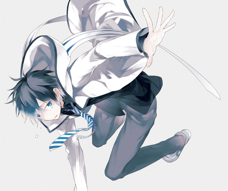 protagonist (devil survivor and 1 more) drawn by akio_(89e)
