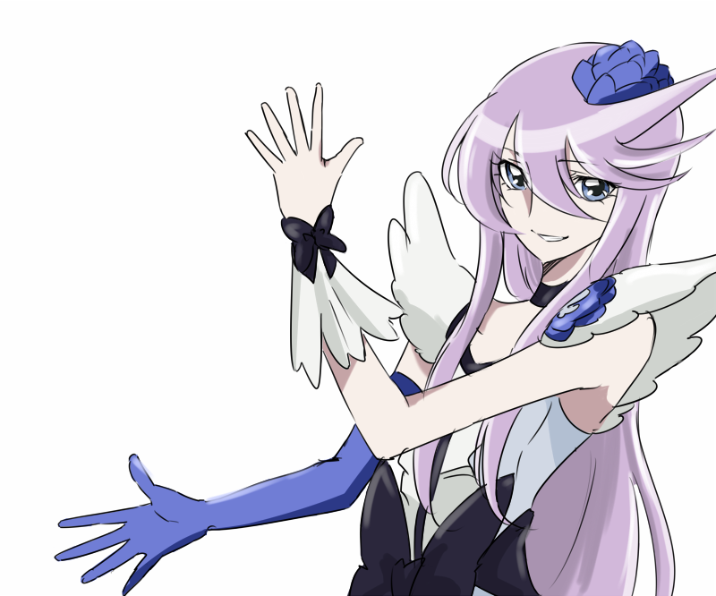 tsukikage yuri and cure moonlight (precure and 1 more) drawn by tsukikage_oyama
