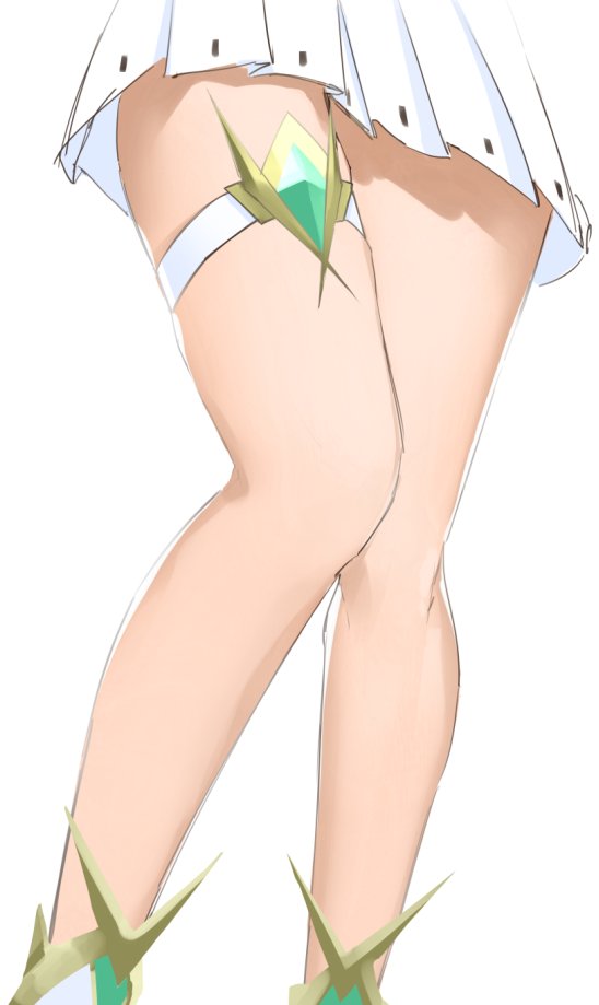 mythra (xenoblade chronicles and 1 more) drawn by skeptycally