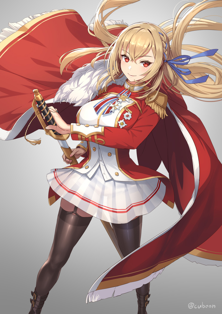 king george v (azur lane) drawn by cuboon
