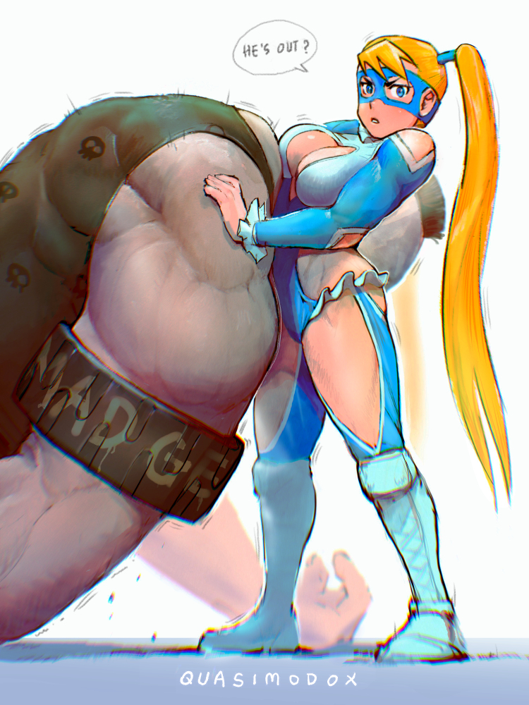 rainbow mika and abigail (street fighter and 1 more) drawn by quasimodox