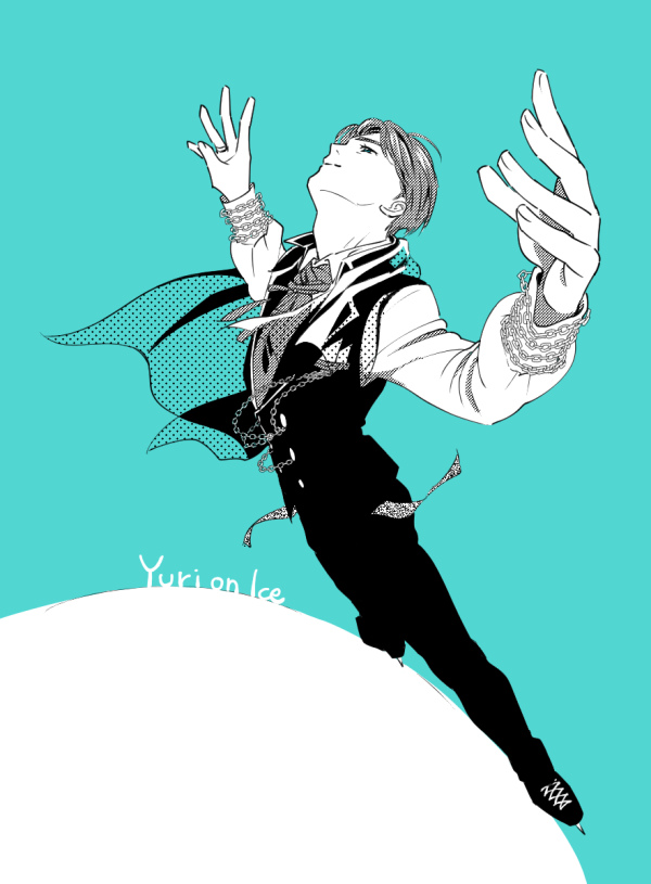 viktor nikiforov (yuri!!! on ice) drawn by cacao_(umri)