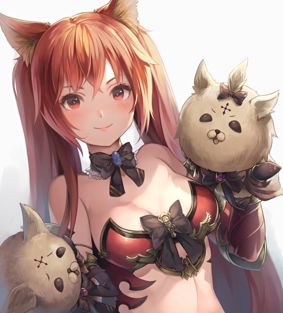 cerberus, mimi, and coco (granblue fantasy and 1 more) drawn by riku_(wana)