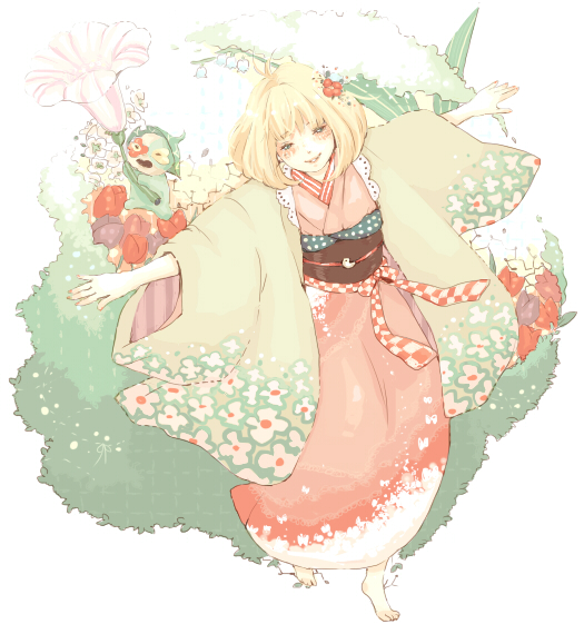 moriyama shiemi (ao no exorcist) drawn by naru_co