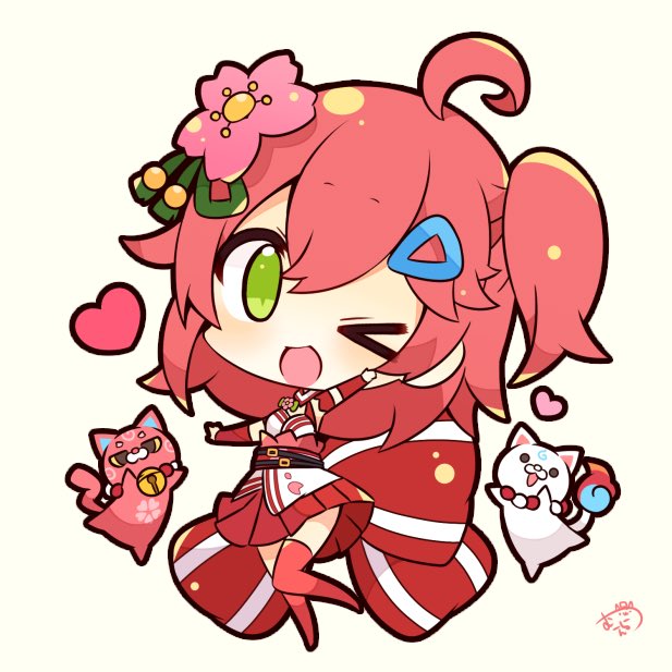 sakura miko, 35p, and kintoki (hololive) drawn by muuran