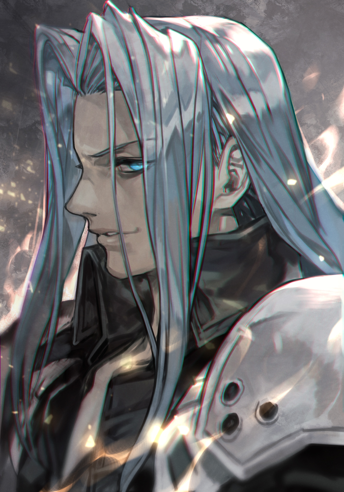 sephiroth (final fantasy and 2 more) drawn by hungry_clicker